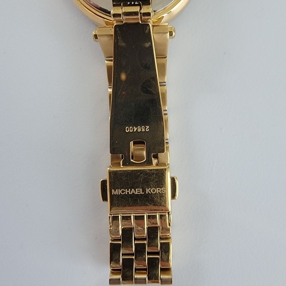 Michael Kors Gold-tone Watch with Black Dial - Picture 10 of 12